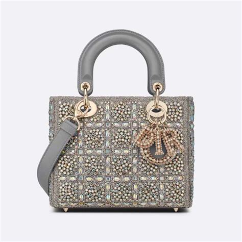 lady dior grau|Dior handbags.